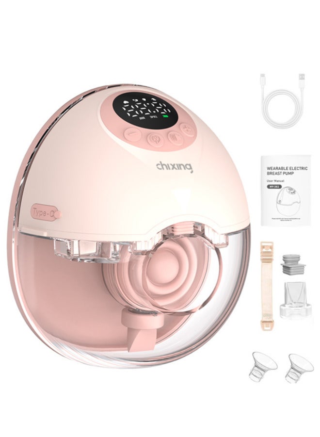 Chixing Wearable Electric Breast Pump – Hands-Free, Voice Broadcast, 4 Modes & 12 Levels, Low Noise, Smart LED Display - Image 1